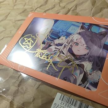 Amazon.co.jp: 白上フブキ 活動4周年記念 直筆サイン入りポスト